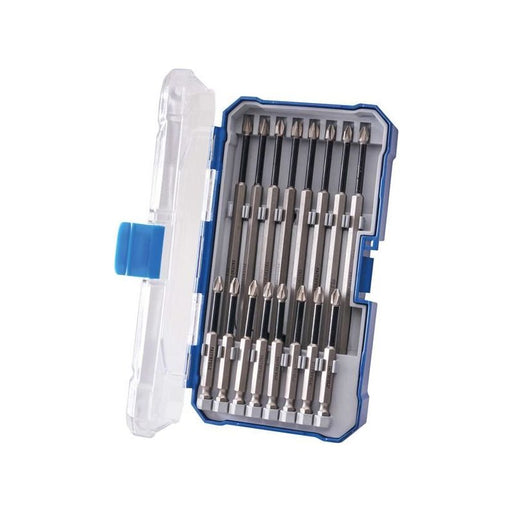 Faithfull Long Impact Bit Set in Case, 16 Piece Faithfull - RockBottom Northampton