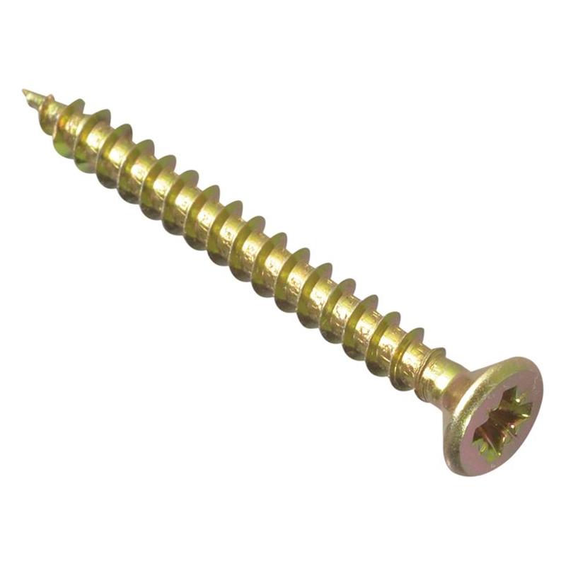Forgefix Multi-Purpose Pozi Compatible Screw CSK ST ZYP 4.5 x 40mm Box 200 ForgeFix - RockBottom Northampton