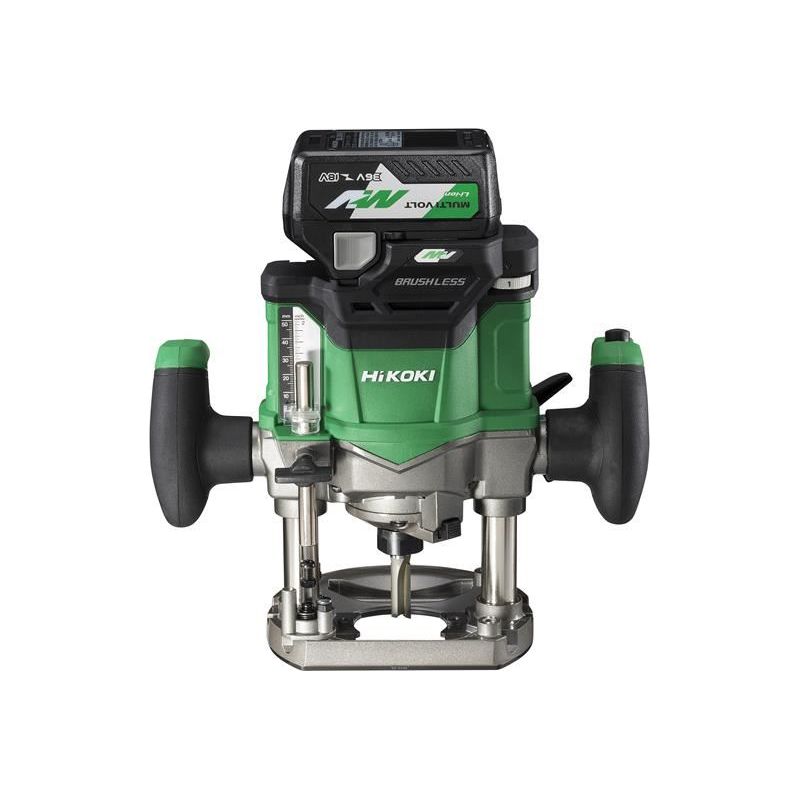 Hikoki M3612DA/JPZ 1/4 & 1/2in Multi-Volt Router 36V 1 x 2.5Ah Li-ion HiKOKI - RockBottom Northampton