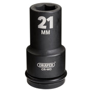 Draper Draper Hi-TORQ Deep Impact Socket, 3/4" Sq. Dr., 21mm Draper - Town Tools