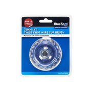 Bluespot Tools Twist Knot Cup Brush 75mm M14 X 2 BlueSpot Tools - RockBottom Northampton