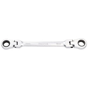Draper HI-TORQ Metric Flexible Head Double Ring Ratchet Spanner, 12 x 13mm Draper - Town Tools