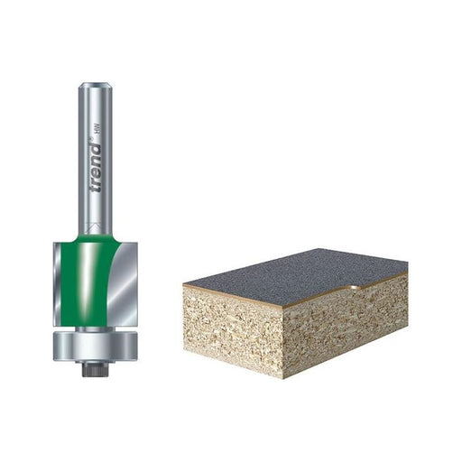 Trend C115 x 1/4 TCT 90° Bearing Guided Trimmer Cutter 9.5 x 12.7mm Trend - RockBottom Northampton