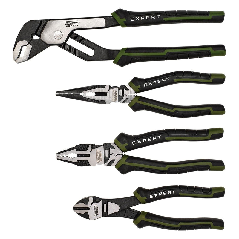 Draper Draper Expert High Leverage Pliers Set with Water Pump Pliers (4 Piece) Draper - Town Tools