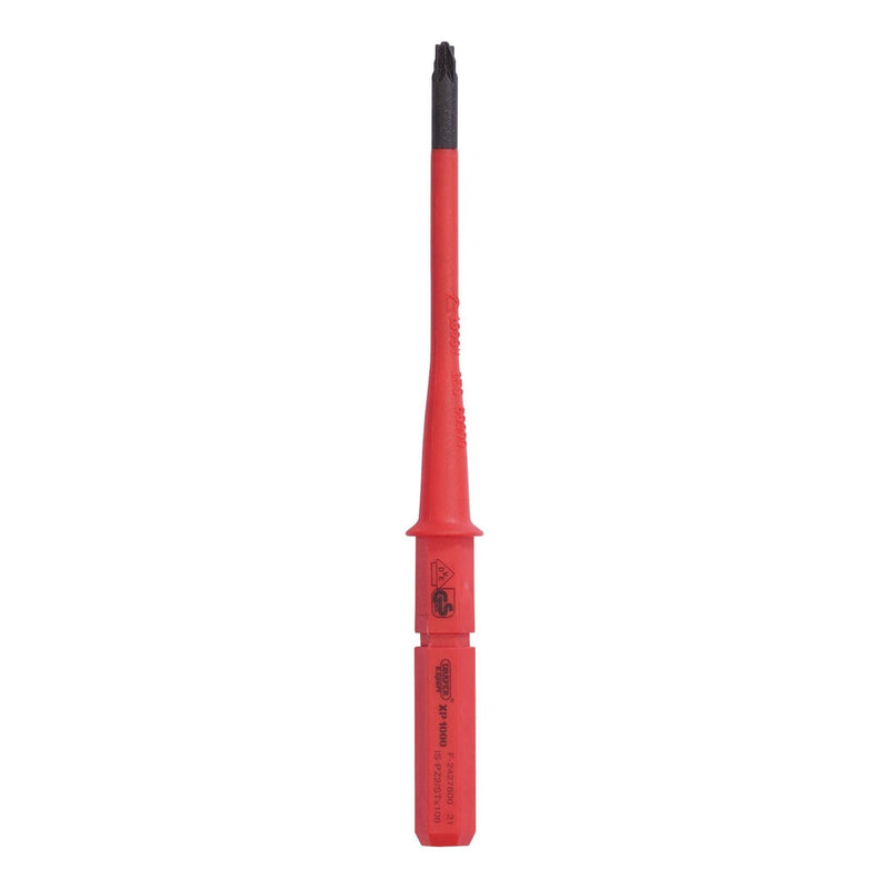 XP1000 VDE Slimline PZ/SL Type Interchangeable Screwdriver Blade, No.1 x 80mm Draper - Town Tools