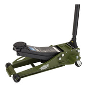Draper Expert Professional Low Profile Fast Lift Garage Trolley Jack, 3 Tonne, Green Draper - Town Tools