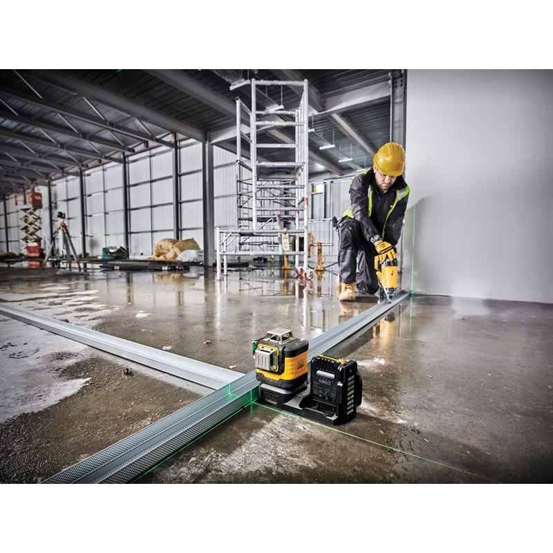 Dewalt Power Tools DCE089 NG18 3 x 360° Green Multi-Line Laser 12/18V Bare Unit DeWALT Power Tools - RockBottom Northampton