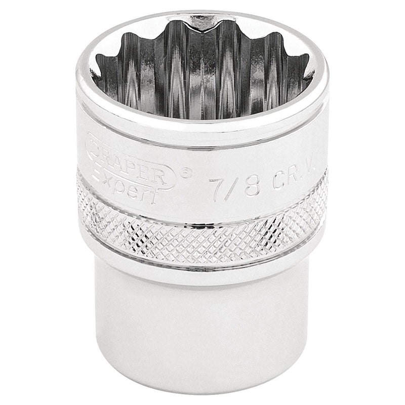 Draper HI-TORQ 12 Point Socket, 3/8" Sq. Dr., 7/8" 49483 Draper - Town Tools 