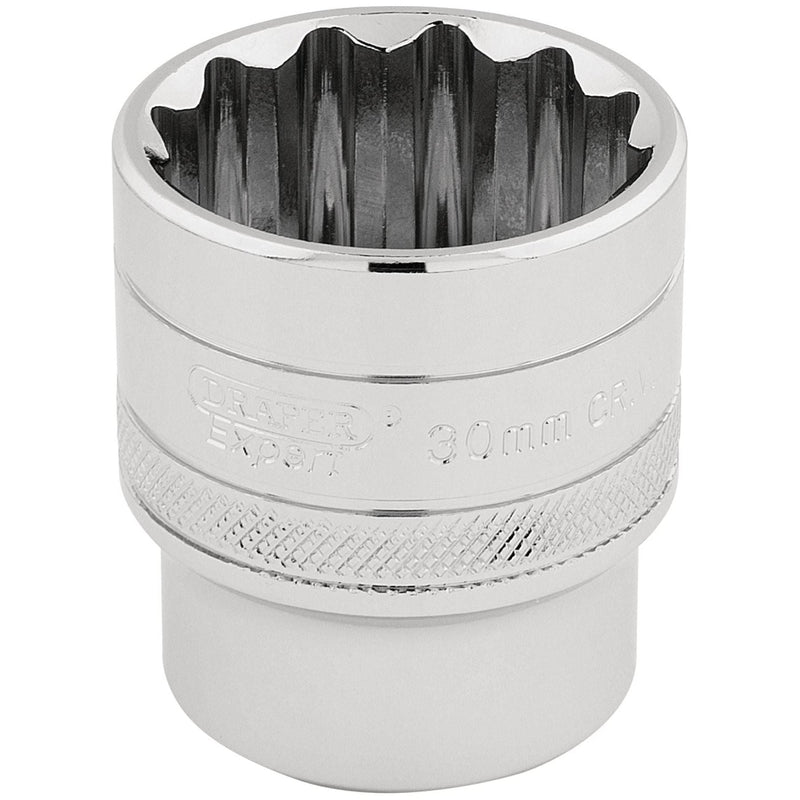 Draper Draper HI-TORQ 12 Point Socket, 1/2" Sq. Dr., 30mm Draper - Town Tools