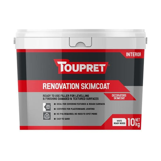 Toupret Renovation Skimcoat 10kg Toupret - RockBottom Northampton