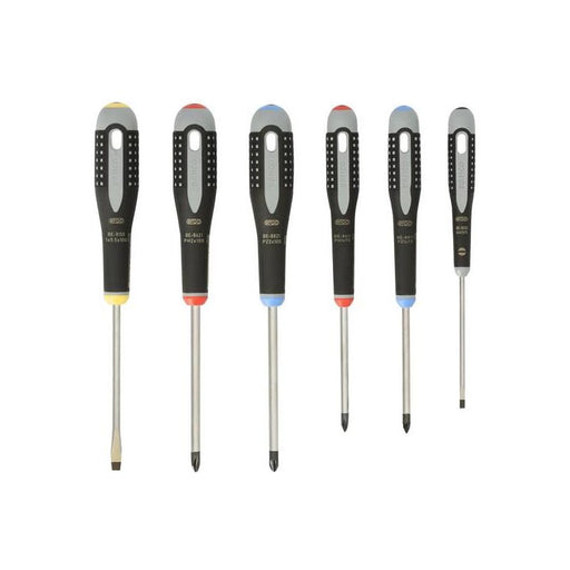 Bahco BE-9886 ERGO™ Screwdriver Set, 6 Piece Bahco - RockBottom Northampton