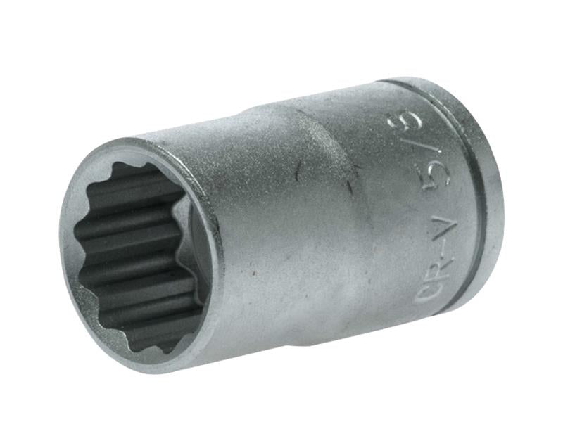 Teng Bi-Hexagon Socket 12-Point Regular A/F 1/2in Drive 5/8in