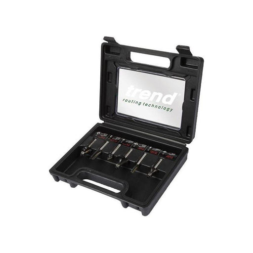 Trend 1/4in TCT Router Cutter Set, 6 Piece Trend - RockBottom Northampton