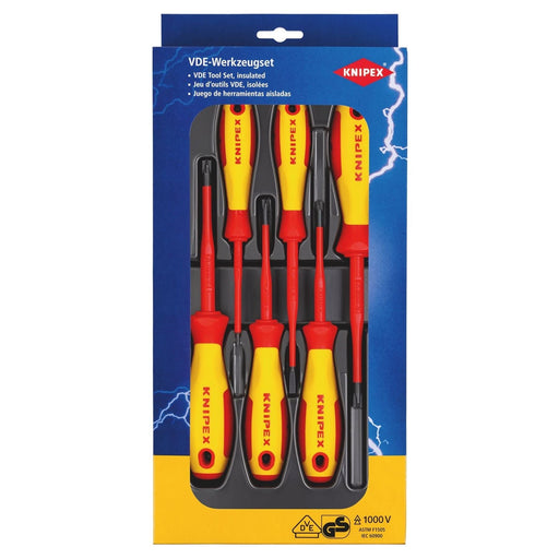 Draper Knipex 00 20 12 V05 VDE PlusMinus/Slotted Screwdriver Set Draper - Town Tools