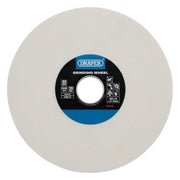 Draper Aluminium Oxide Bench Grinding Wheel, 200 x 25mm, 80G, White 04142 Draper - Town Tools 