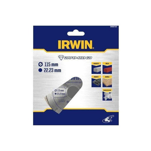 Irwin® Segmented Diamond Blade 115 x 22.23mm IRWIN® - RockBottom Northampton