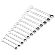 Draper Draper HI-TORQ Metric Ratchet Combination Spanner Set (12 Piece) Draper - Town Tools