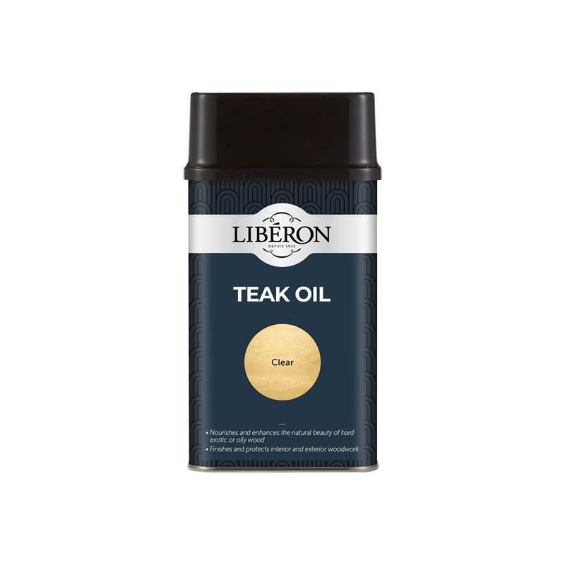 Liberon Teak Oil with UV Filters 500ml Liberon - RockBottom Northampton