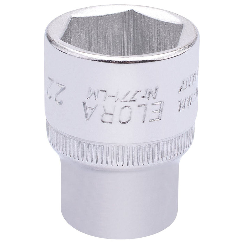 Draper Elora Hexagon Socket, 1/2" Sq. Dr., 22mm 15311 Draper - Town Tools 