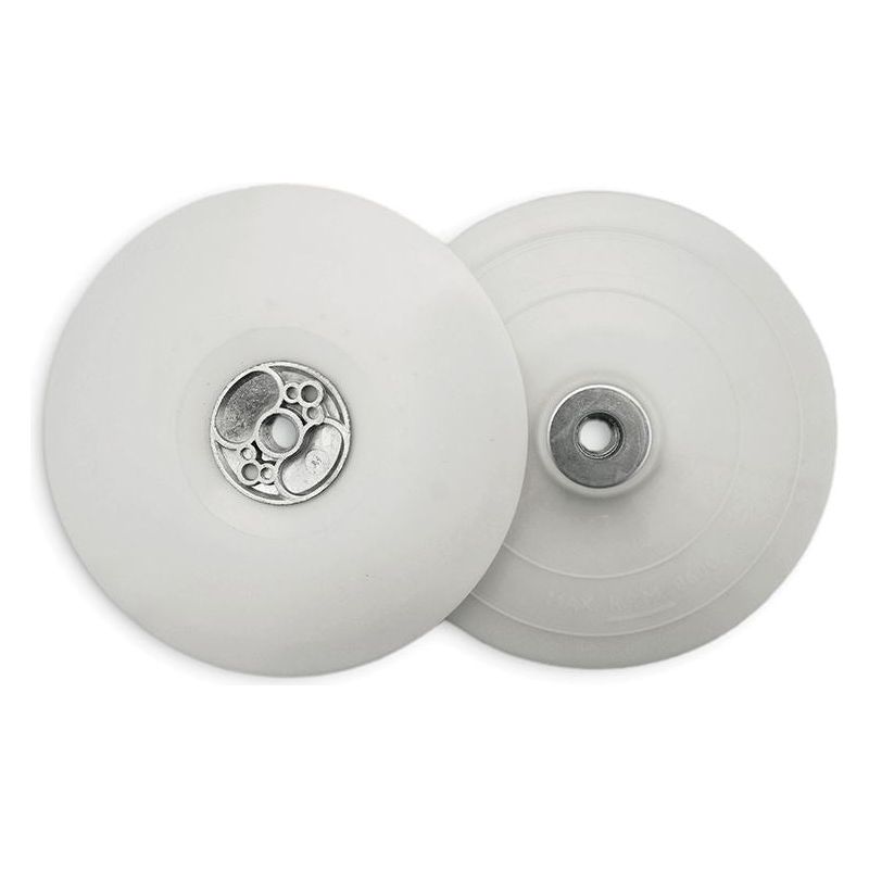 Flexipads World Class Angle Grinder Pad White 180mm (7in) M14 Flexipads World Class - RockBottom Northampton