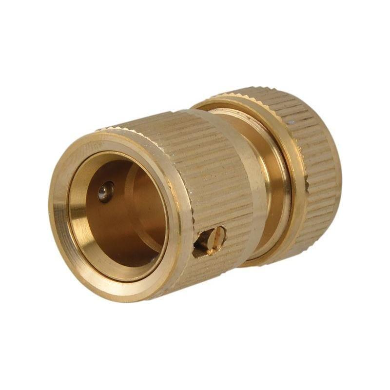 Faithfull Brass Female Water Stop Connector 12.5mm (1/2in) Faithfull - RockBottom Northampton