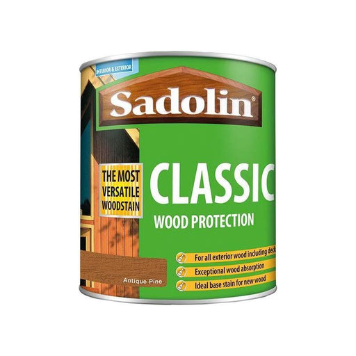 Sadolin Classic Wood Protection Antique Pine 1 litre Sadolin - RockBottom Nothampton