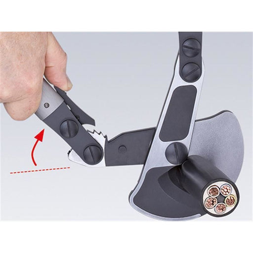 Knipex Ratchet Cable Cutters with Telescopic Handles 570-770mm Knipex - RockBottom Northampton