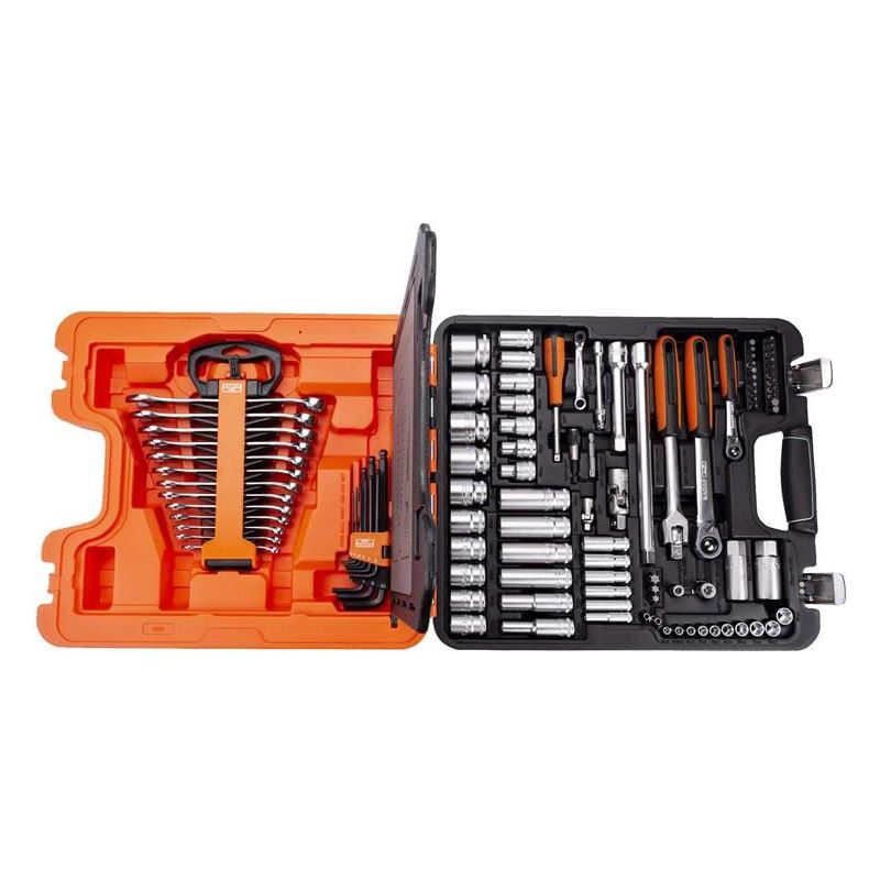 Bahco S103 1/4in &1/2in Dynamic Drive Socket & Spanner Set, 103 Piece Bahco - RockBottom Northampton