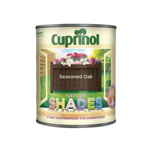 Cuprinol Garden Shades Seasoned Oak 1 litre Cuprinol - RockBottom Northampton