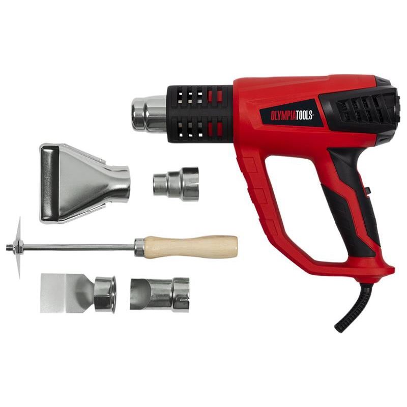 Olympia Power Tools Heat Gun with 5 Accessories 2000W 240V Olympia Power Tools - RockBottom Nothampton
