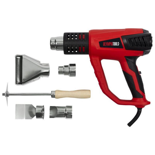 Olympia Power Tools Heat Gun with 5 Accessories 2000W 240V Olympia Power Tools - RockBottom Nothampton