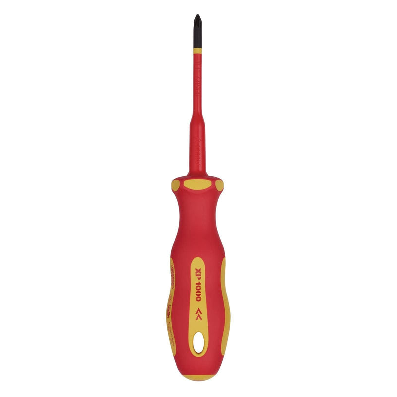 Draper XP1000 VDE Slimline PZ Type Screwdriver, No.1 x 80mm 02165 Draper - Town Tools 