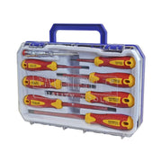 Faithfull VDE Soft Grip Screwdriver Set (Case), 8 Piece Faithfull - RockBottom Northampton