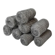 Faithfull Steel Wool, Assorted Grades 20g Rolls (Pack 8) Faithfull - RockBottom Northampton