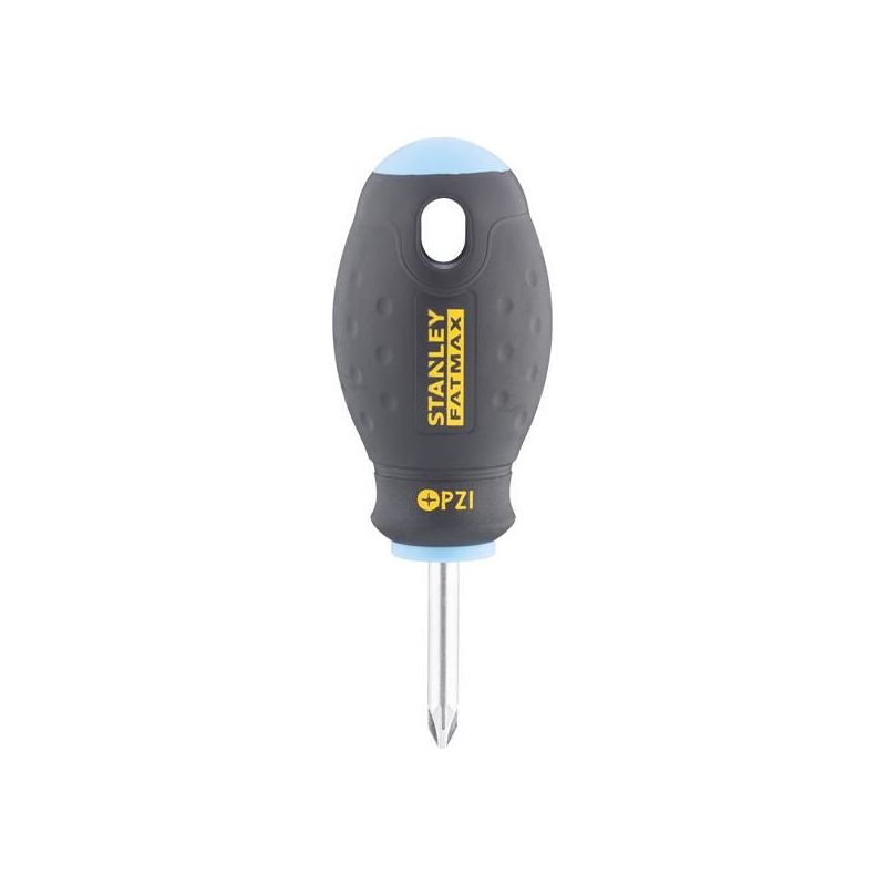 Stanley® Hand Tools FatMax® Stubby Screwdriver Pozidriv Tip PZ1 x 30mm STANLEY® Hand Tools - RockBottom Nothampton