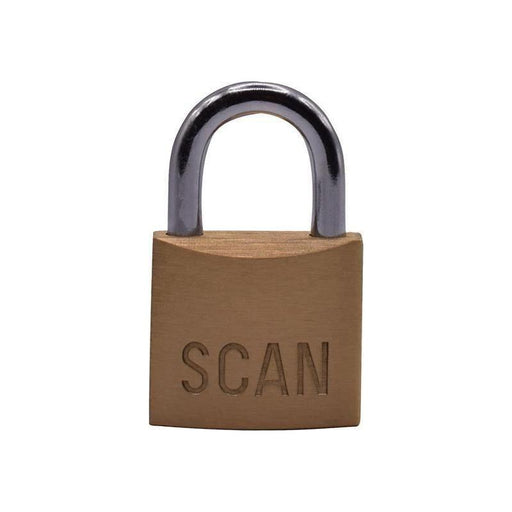 Scan Brass Padlock 30mm Scan - RockBottom Nothampton
