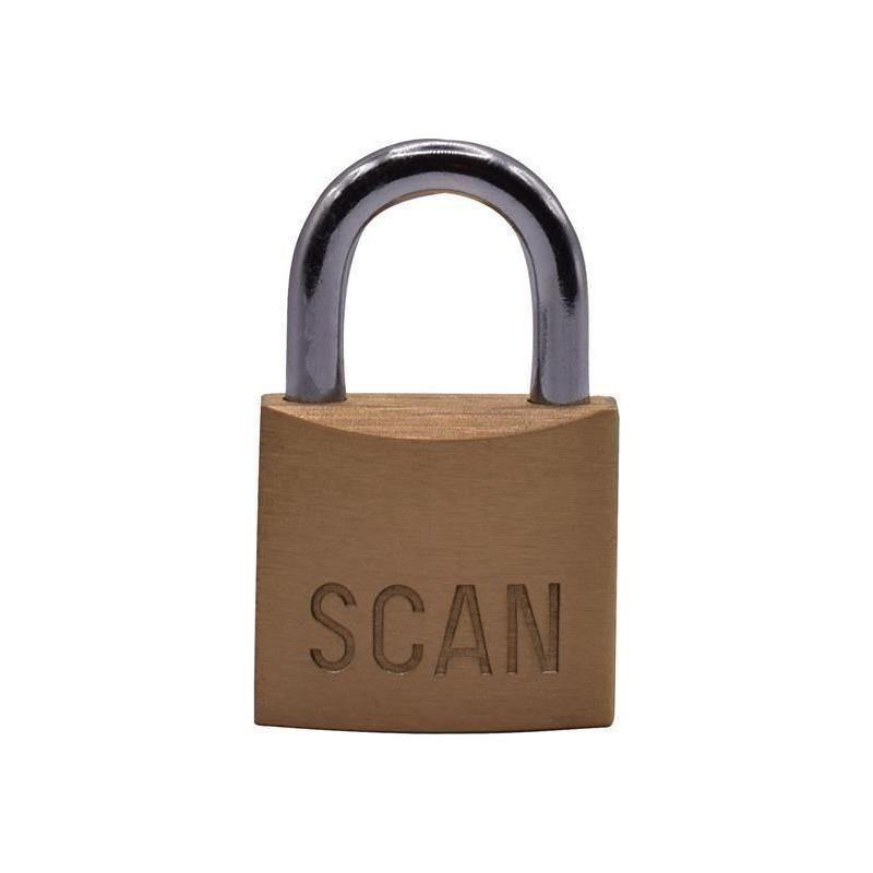 Scan Brass Padlock 30mm Scan - RockBottom Nothampton