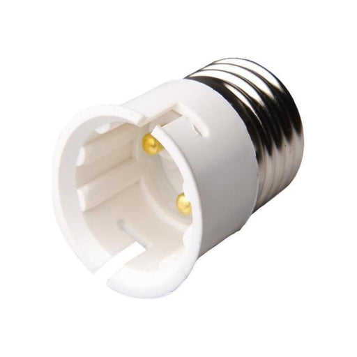 Dencon E27 to B22 Adaptor White Dencon - RockBottom Northampton