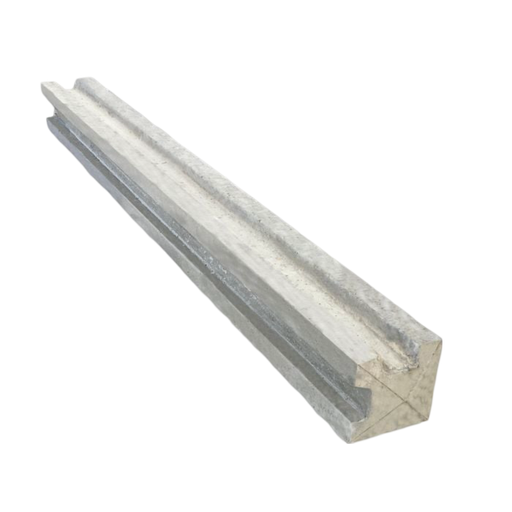 9" 2745mm Slotted Concrete Corner Post