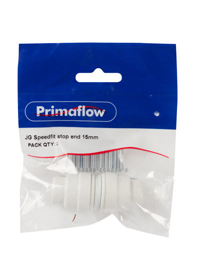 PrimaPack JG Speedfit stop end 15mm - PK 2