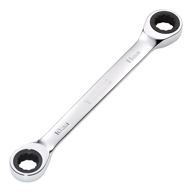 Draper Draper HI-TORQ Metric Double Ratchet Ring Spanner, 10 x 11mm Draper - Town Tools