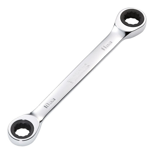 Draper Draper HI-TORQ Metric Double Ratchet Ring Spanner, 10 x 11mm Draper - Town Tools