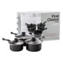 Mtk Housewares Non-Stick Sauce Pan Set 3 Piece