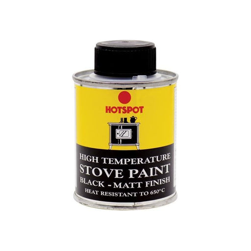 Hotspot Stove Paint Matt Black 100ml Hotspot - RockBottom Northampton