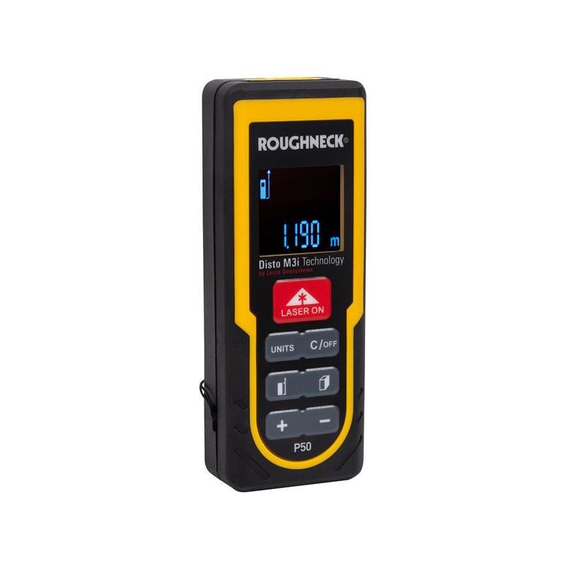 Roughneck P50 Laser Distance Measure 50m Roughneck - RockBottom Nothampton