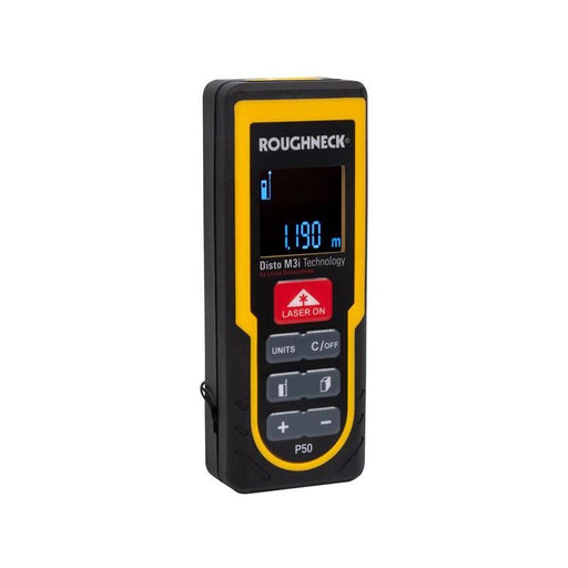 Roughneck P50 Laser Distance Measure 50m Roughneck - RockBottom Nothampton