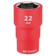 Draper XP1000 VDE Socket, 1/2" Sq. Dr., 22mm Draper - Town Tools