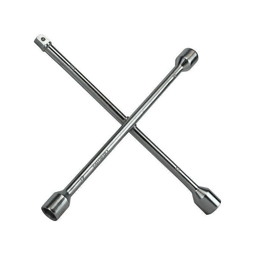 Faithfull 4-Way Wheel Brace Chrome Plated 14in Faithfull - RockBottom Northampton