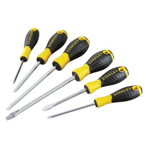 Stanley® Hand Tools 0-60-209 Essential Screwdriver Set, 6 Piece STANLEY® Hand Tools - RockBottom Nothampton