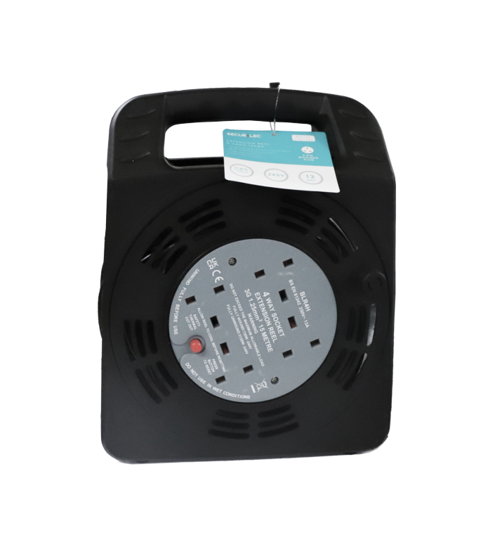 Securlec 4 Gang Extension Reel 15m 13 Amp